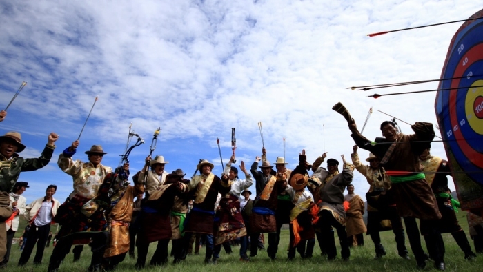 草原骑兵成长记—沙场点兵,弓箭cs比赛,体验草原骑兵驰骋战场的感觉