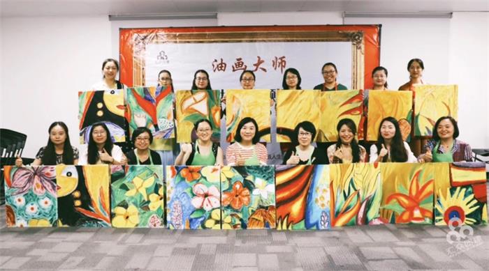 文化|油画大师 企业文化主题创作团建